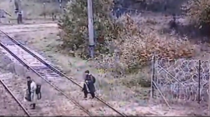 Tak wygląda chrona granicy w wydaniu białoruskich służb (WIDEO)