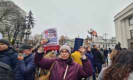 W Kijowie odbył się marsz antyszczepionkowców