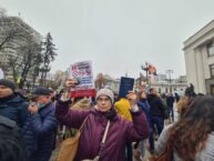 W Kijowie odbył się marsz antyszczepionkowców