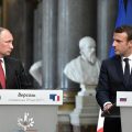 Putin i Macron w Wersalu