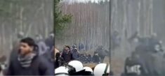 Białoruskie służby użyły ognia (WIDEO)