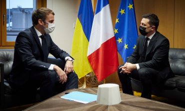 Wołodymyr Zełenski spotkał się w Brukseli z Emmanuelem Macronem