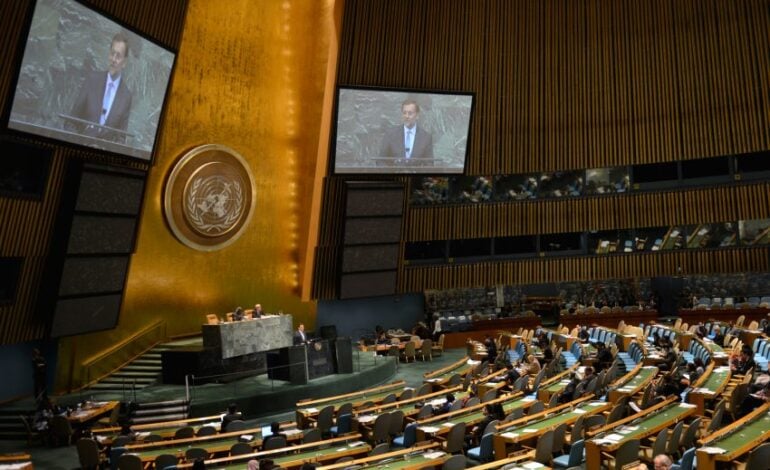 Zgromadzenie Ogólne ONZ przyjęło zaktualizowaną rezolucję potępiającą rosyjską militaryzację Krymu oraz mórz Czarnego i Azowskiego