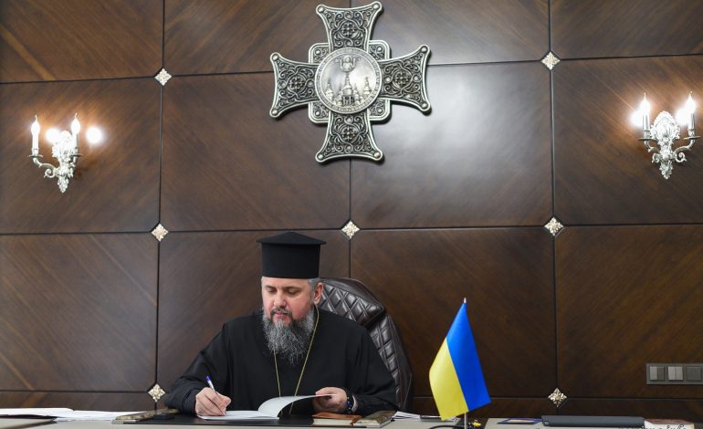 Zwierzchnik Kościoła Prawosławnego Ukrainy Epifaniusz zaraził się koronawirusem