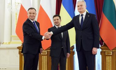 Wizyta prezydentów Polski i Litwy w Kijowie