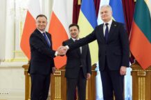 Wizyta prezydentów Polski i Litwy w Kijowie