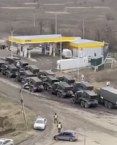 Z Krymu na Ukrainę zmierza duża kolumna ciężkiego uzbrojenia, w tym wyrzutni “Grad” (WIDEO)