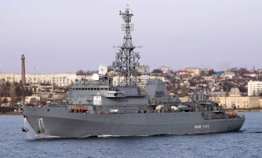Na Morzu Czarnym w pobliżu Odessy pojawił się rosyjski okręt rozpoznawczy