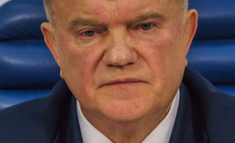 Do szpitala trafił przewodniczący Komunistycznej Partii Federacji Rosyjskiej