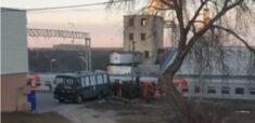 Rosyjski okupant wywozi z Białorusi zabitych i rannych żałnierzy (WIDEO) (+18)