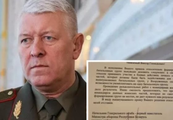 Media: Szef Sztabu Generalnego SZ Białorusi podał się do dymisji. Żołnierze odmawiają walki z Ukraińcami!