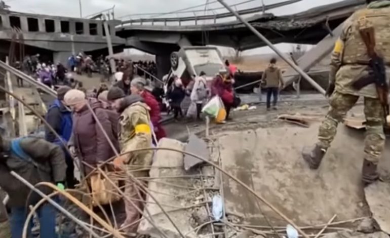 Rosyjskie wojska ostrzelały cywilów próbujących ewakuować się z Irpienia