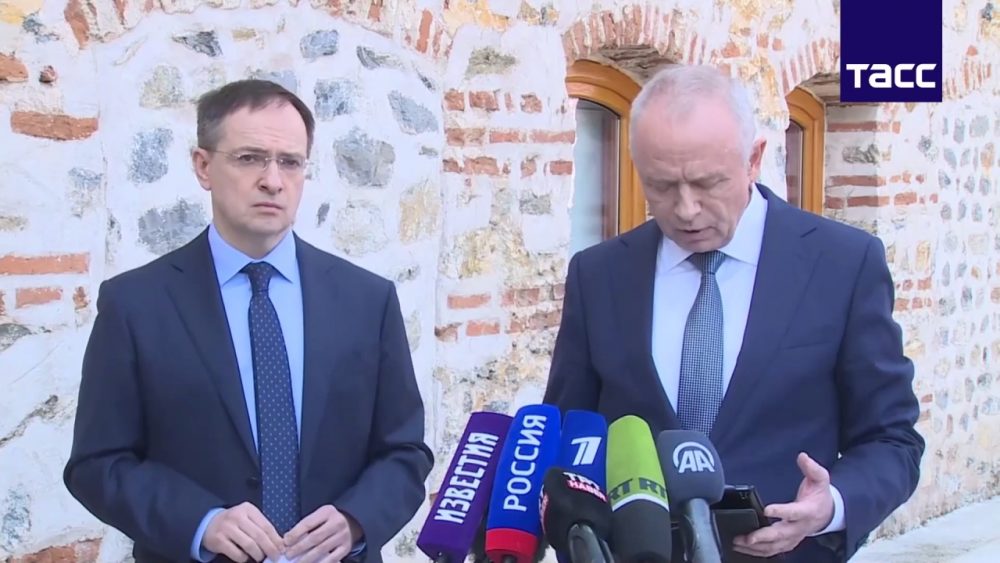 Władimir Medinskij i Aleksandr Fomin
