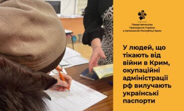 Na Krymie Rosjanie odbierają ukraińskim uchodźcom paszporty, w zamian wręczają bezwartościowe zaświadczenia