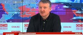 Igor Girkin (Striełkow). Fot: printscreen/Twitter.com/@nexta_tv