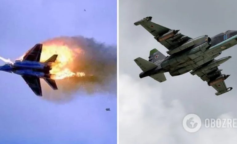 To była ciężka noc dla Charkowa. Ukraińska obrona zniszczyła rosyjski samolot Su-25