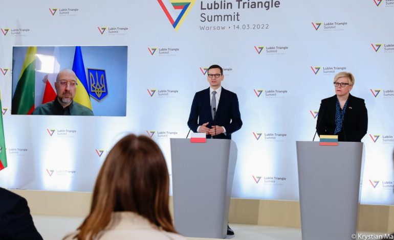 Szczyt Trójkąta Lubelskiego. Morawiecki o spóźnionym otrzeźwieniu Zachodu