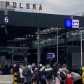 Ukraińscy uchodźcy na polskiej granicy