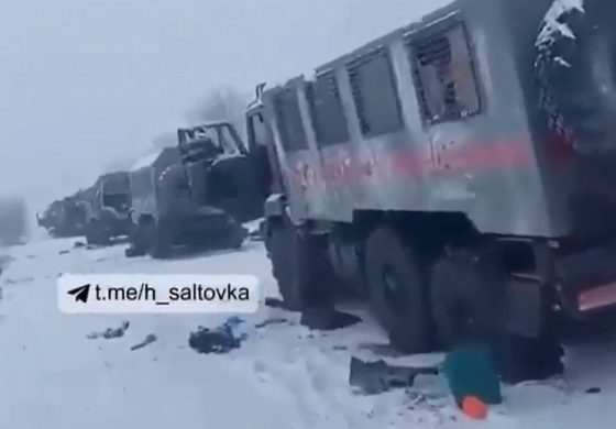 Pod Charkowem rozbita kolumna Rosgwardii, pod Czernihowem sznur cystern z paliwem. Jechali "denazyfikować" Ukraińców! (WIDEO)