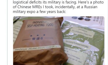 Głodna rosyjska armia. Moskwa prosi Pekin o suche racje żywnościowe dla żołnierzy