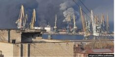 Siły ukraińskie zniszczyły duży okręt desantowy „Orsk” Floty Czarnomorskiej Rosji (FOTO, WIDEO)