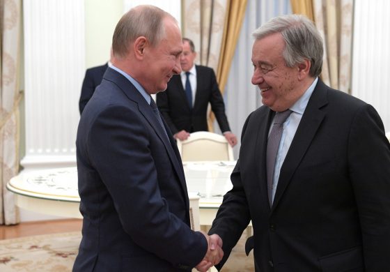 Szef ONZ spotka się z Putinem i Ławrowem w Moskwie