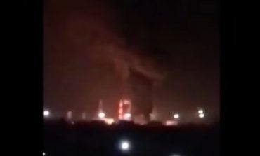 Pożar składu paliwa w obwodzie briańskim, tuż przy granicy z Ukrainą (WIDEO)