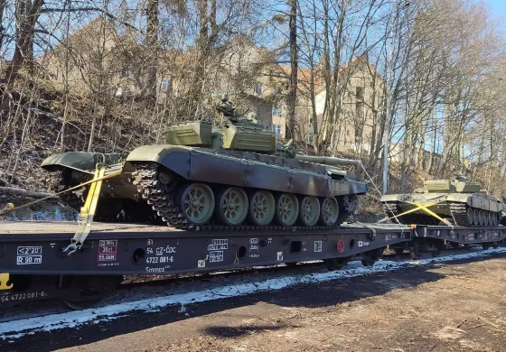 Czechy przekazały Ukrainie czołgi, wozy piechoty i wyrzutnie rakietowe