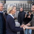 Ursula von der Leyen i Josep Borrell w Kijowie (8.04.2022)