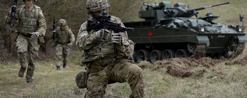 Brytyjska armia na manewrach Fot: army.mod.uk