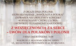 Z wdzięcznością za serce – Lwów dla Polaków i Polonii