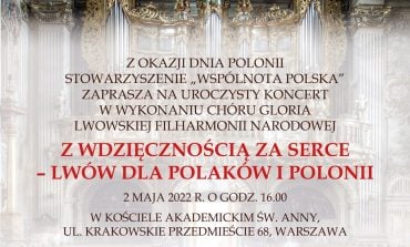 Z wdzięcznością za serce – Lwów dla Polaków i Polonii