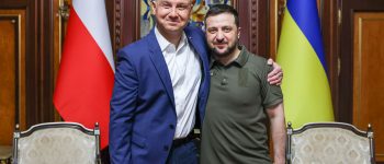Prezydenci Andrzej Duda i Wołodymyr Zełenski