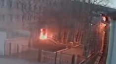 Na Syberii obrzucono koktajlami Mołotowa wojskową komisję uzupełnień (WIDEO)