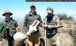 Ukraińskie wojsko znalazło podczas kopania okopów w Odessie starożytne amfory