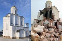 Rosyjskie wojska zbombardowały klasztor, w którym propagowano „russkij mir”