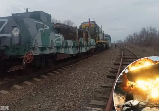 Okupanci „zdemilitaryzowali” własny pociąg z amunicją