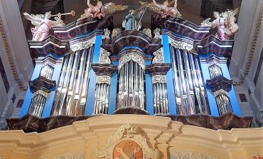Poświęcenie organów w kościele Franciszkanów w Wilnie