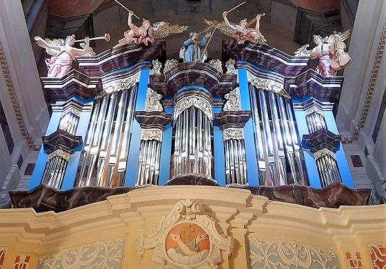 Poświęcenie organów w kościele Franciszkanów w Wilnie