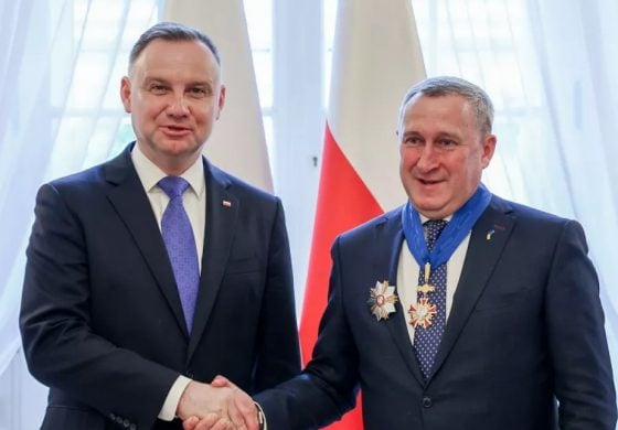 Prezydent Duda odznaczył b. ambasadora Ukrainy w Polsce wysokim odznaczeniem państwowym