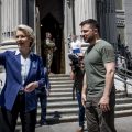 Ursula von der Leyen i Wołodymyr Zełenski w Kijowie (11.06.2022) Fot: president.gov.ua