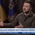 Prezydent Ukrainy Wołodymyr Zełenski w wywiadzie dla Maxnews
