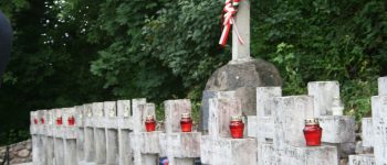 Kwatera poległych w 1944 roku żołnierzy III i VI Brygady Armii Krajowej.