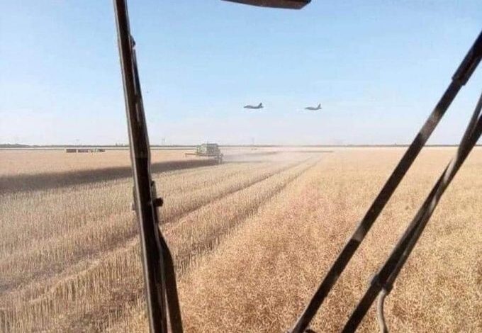 Ukraińscy rolnicy podpalają pola na tymczasowo okupowanych terytoriach, aby plony nie dostały się w ręce Rosjan