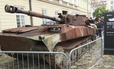 Rosyjski sprzęt wojskowy ponownie na lwowskim Rynku