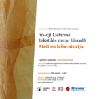 Polscy twórcy na 10. Biennale Tkaniny Artystycznej w Wilnie