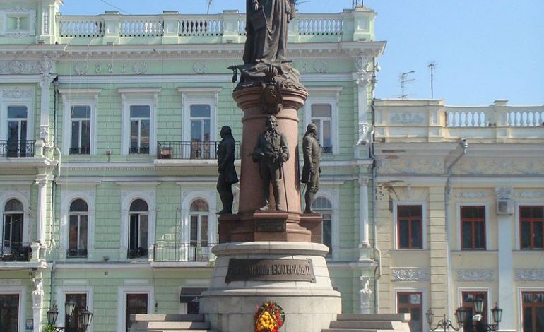 Minister kultury Ukrainy o możliwym demontażu pomnika Katarzyny II w Odessie