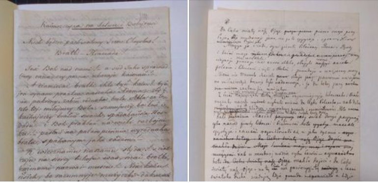 W Litewskim Muzeum Narodowym znaleziono teksty białoruskie, napisane ręką przywódcy powstania styczniowego na Litwie i Białorusi