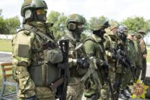 Białoruskie siły operacji specjalnych ogłosiły sprawdzian gotowości bojowej