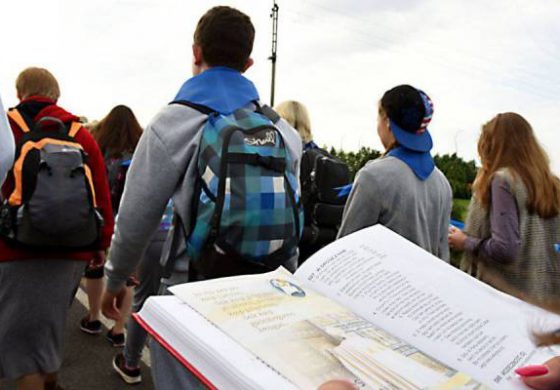 Młodzieżowa pielgrzymka z Wilna do Trok